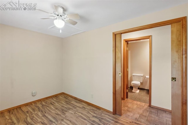 22 Puma Path, Manitou Springs, CO 80829 - spare room featuring ceiling fan and light wood-style floors