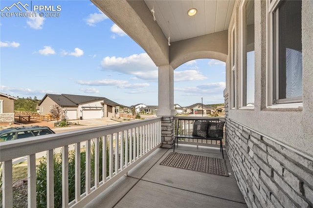 5446 Mesa Top Dr, Monument, CO 80132 - balcony featuring a residential view