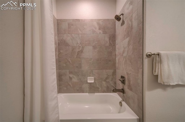 2186 Keara Hts, Colorado Springs, CO 80919 - full bathroom with shower / bath combination with curtain
