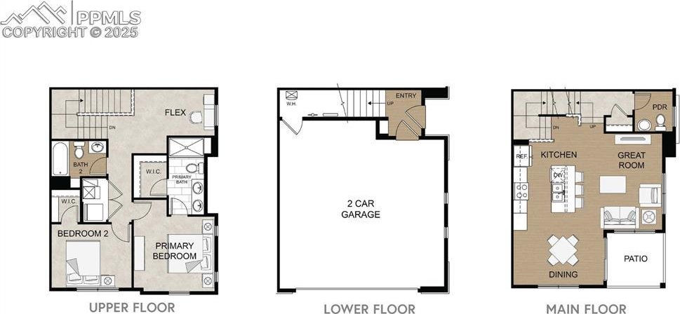 10645 Helenite Pt, Colorado Springs, CO 80908 - view of property floor plan