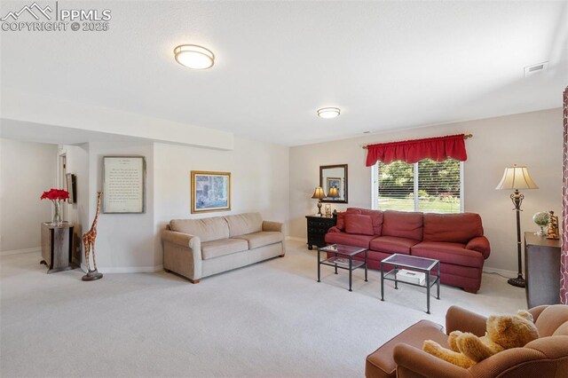 1690 Doe Run Pt, Colorado Springs, CO 80919 - living room with carpet