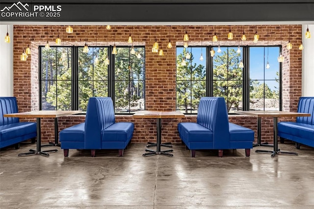 11910 Green Acres Ln, Colorado Springs, CO 80908 - lobby with brick wall