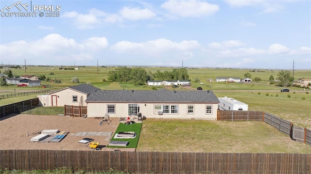 5664 Southfork Dr, Peyton, CO 80831 - overview of rural landscape with a pastoral area
