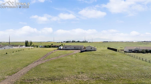 5664 Southfork Dr, Peyton, CO 80831 - view of yard with a view of rural / pastoral area