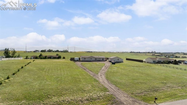 5664 Southfork Dr, Peyton, CO 80831 - overview of rural landscape featuring a pastoral area
