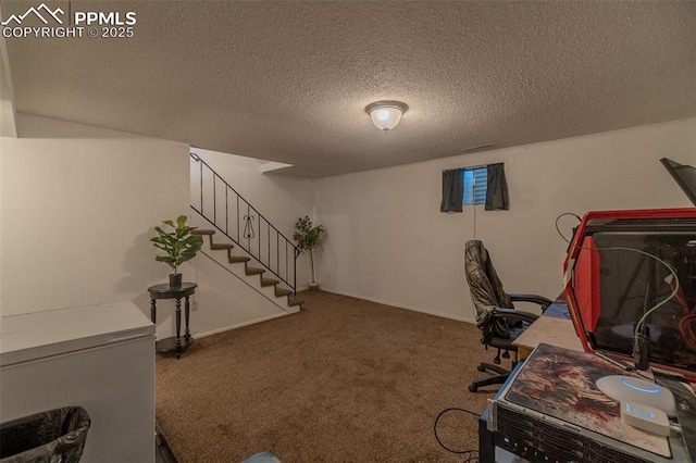 2021 N Academy Blvd, Colorado Springs, CO 80909 - office space with carpet flooring and a textured ceiling