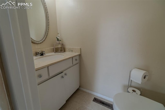 2021 N Academy Blvd, Colorado Springs, CO 80909 - half bath with vanity and tile patterned flooring