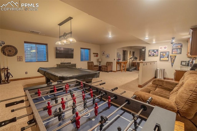 15324 Pole Pine Pt, Colorado Springs, CO 80908 - recreation room featuring carpet flooring