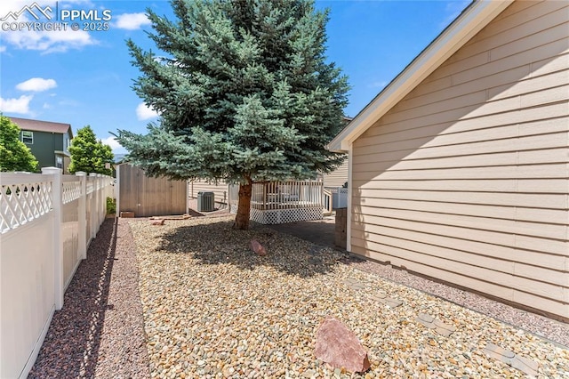 1773 Herd St, Colorado Springs, CO 80910 - view of yard with a storage shed