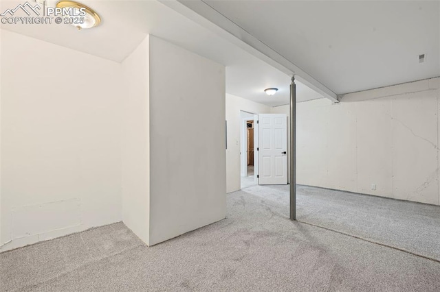 110 Fox Hill Ln, Colorado Springs, CO 80919 - below grade area featuring carpet floors