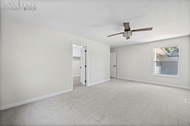 110 Fox Hill Ln, Colorado Springs, CO 80919 - unfurnished room with a ceiling fan and carpet flooring