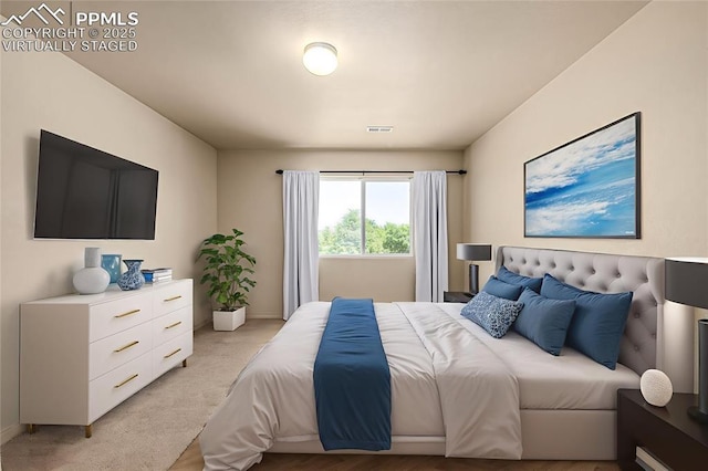 5718 Badenoch Ter, Colorado Springs, CO 80923 - bedroom featuring baseboards and light colored carpet