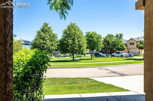 5718 Badenoch Ter, Colorado Springs, CO 80923 - view of green lawn with a residential view