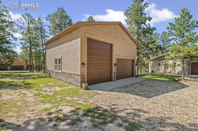 15704 Pole Pine Pt, Colorado Springs, CO 80908 - view of detached garage