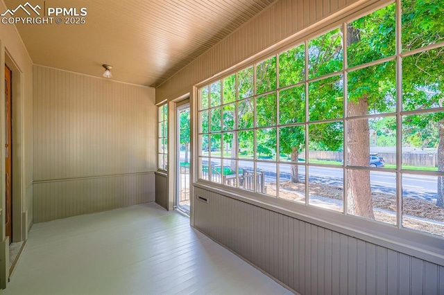 420 E Fontanero St, Colorado Springs, CO 80907 - unfurnished sunroom featuring wood finished floors