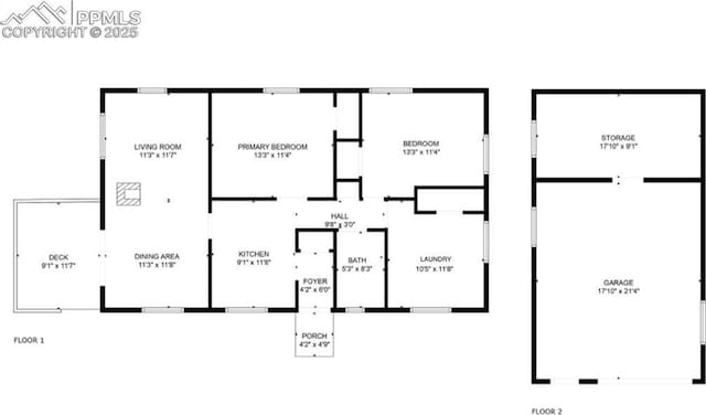 1339 Arch St, Colorado Springs, CO 80904 - view of property floor plan
