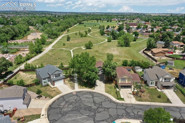 4530 W Jet Wing Cir, Colorado Springs, CO 80916 - aerial perspective of suburban area