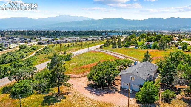 3970 Old Ranch Rd, Colorado Springs, CO 80908 - drone / aerial view of a mountain backdrop