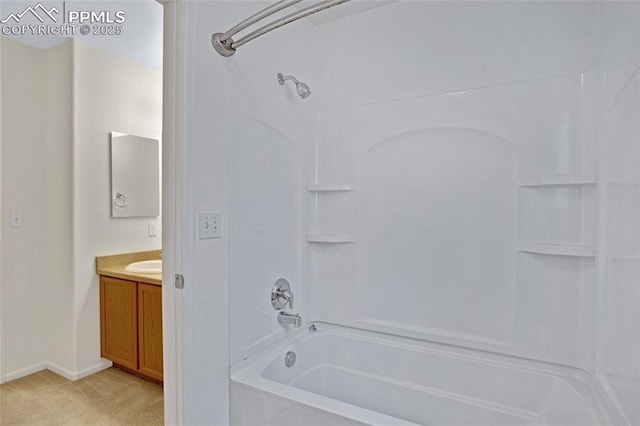 8170 Snow Bowl Hts, Fountain, CO 80817 - bathroom with shower / washtub combination and vanity