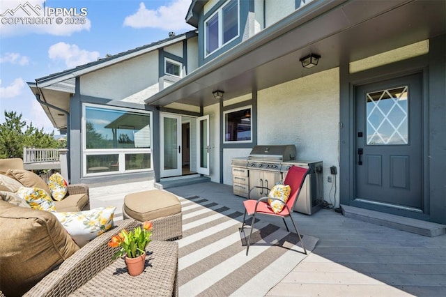 780 Mission Hill Way, Colorado Springs, CO 80921 - view of patio / terrace featuring a deck and area for grilling