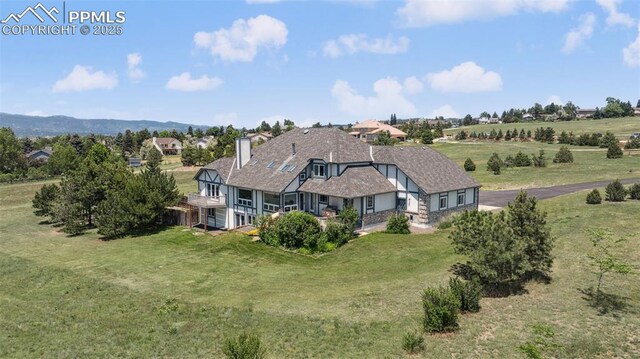 780 Mission Hill Way, Colorado Springs, CO 80921 - view from above of property with mountains