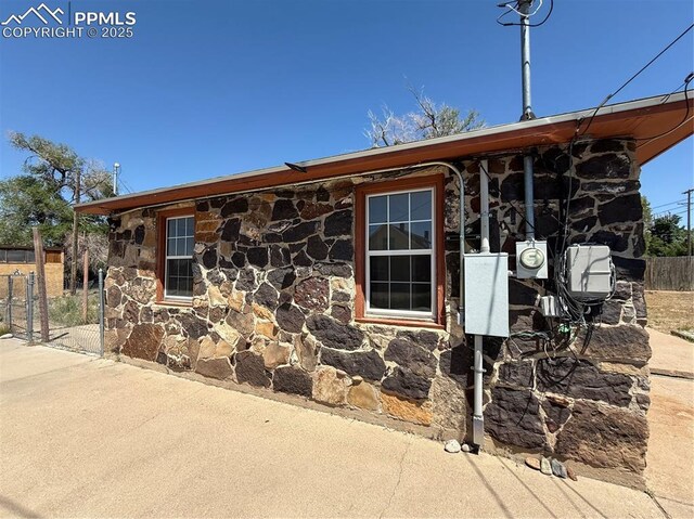 1117 E 6th St, La Junta, CO 81050 - view of front of home with stone siding