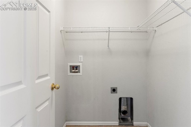 7605 Artisan Pl, Fountain, CO 80817 - washroom with hookup for a washing machine and hookup for an electric dryer