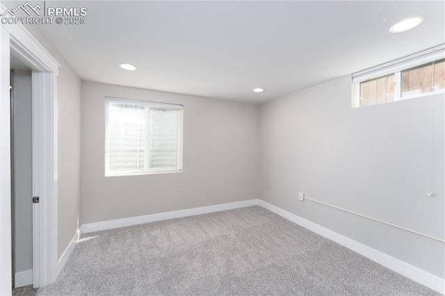 1514 W Platte Ave, Colorado Springs, CO 80904 - carpeted spare room with recessed lighting