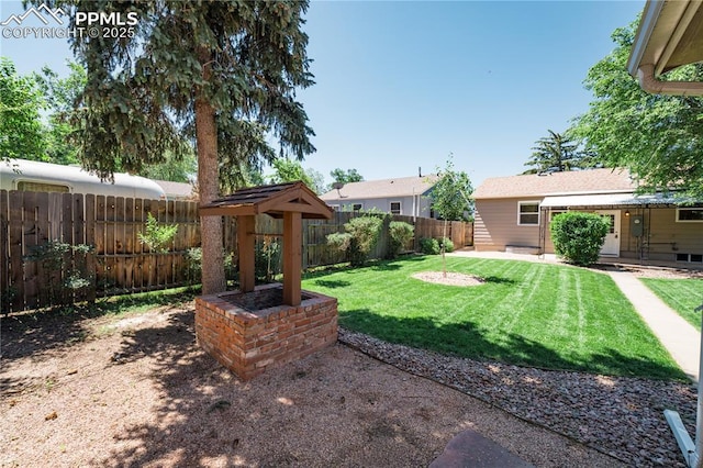 1514 W Platte Ave, Colorado Springs, CO 80904 - fenced backyard featuring a patio