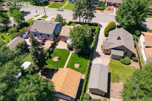 1514 W Platte Ave, Colorado Springs, CO 80904 - aerial perspective of suburban area