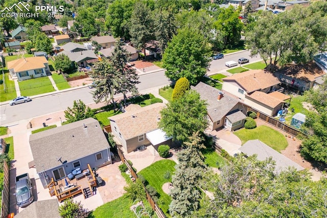1514 W Platte Ave, Colorado Springs, CO 80904 - aerial perspective of suburban area