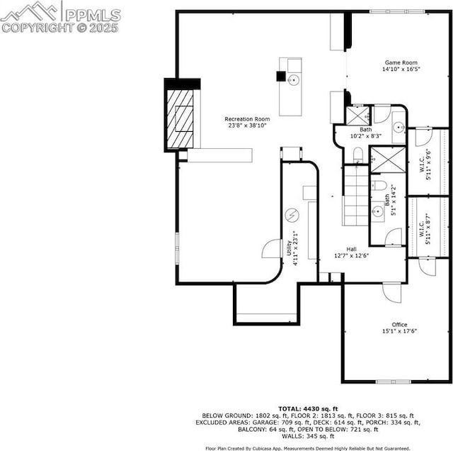 1282 Hill Cir, Colorado Springs, CO 80904 - view of floor plan / room layout