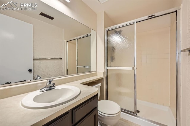 7025 Nettlewood Pl, Colorado Springs, CO 80918 - full bath with a shower stall and vanity