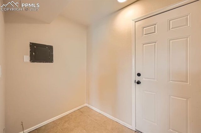 7025 Nettlewood Pl, Colorado Springs, CO 80918 - doorway to outside with electric panel and baseboards
