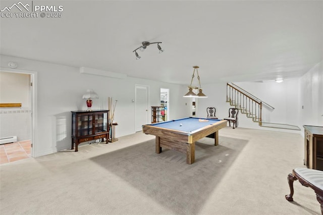 10 Desert Inn Way, Colorado Springs, CO 80921 - game room featuring light carpet and billiards table