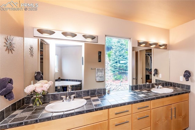 616 Tierra Verde Ct, Colorado Springs, CO 80904 - bathroom featuring double vanity