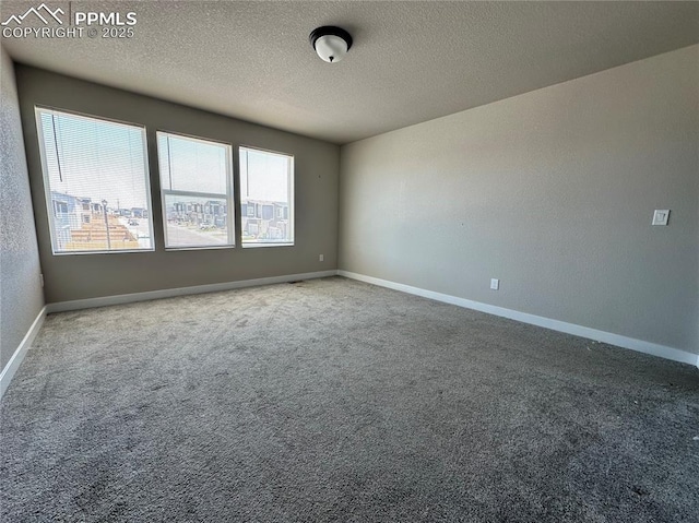 11489 Piping Plover Pl, Colorado Springs, CO 80925 - carpeted spare room with a textured ceiling and baseboards