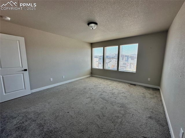 11489 Piping Plover Pl, Colorado Springs, CO 80925 - empty room with carpet, a textured ceiling, and a smoke detector