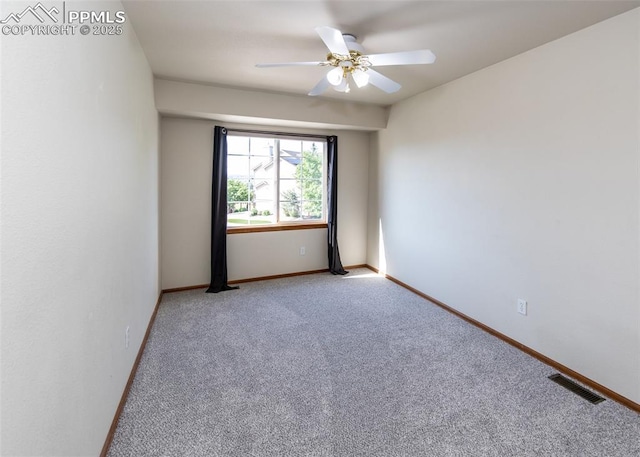 2457 Craycroft Dr, Colorado Springs, CO 80920 - unfurnished room with light carpet and ceiling fan