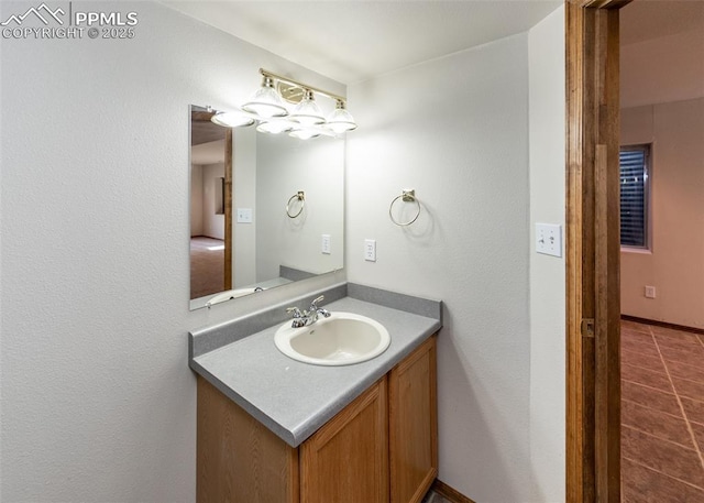 2457 Craycroft Dr, Colorado Springs, CO 80920 - bathroom featuring vanity and tile patterned floors
