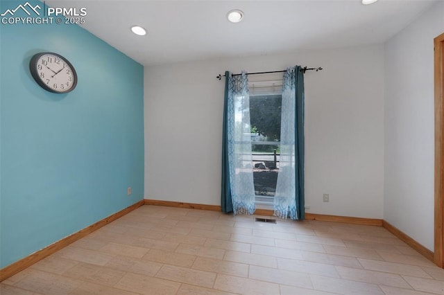 1112 W 4th St, Florence, CO 81226 - unfurnished room with recessed lighting