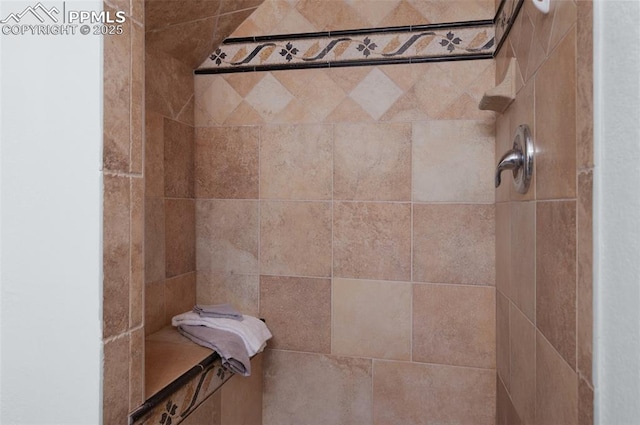 1112 W 4th St, Florence, CO 81226 - bathroom featuring a tile shower
