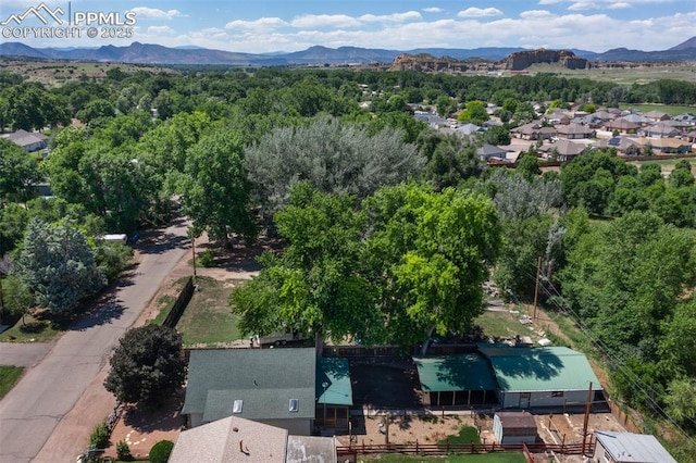 1112 W 4th St, Florence, CO 81226 - aerial view of mountains