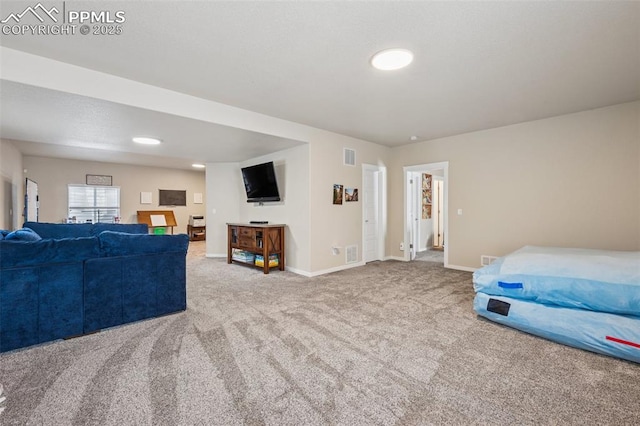 6107 Adamants Dr, Colorado Springs, CO 80924 - carpeted living room with baseboards