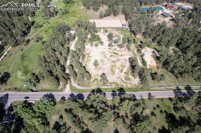 12185 Black Forest Rd, Colorado Springs, CO 80908 - aerial view of property and surrounding area