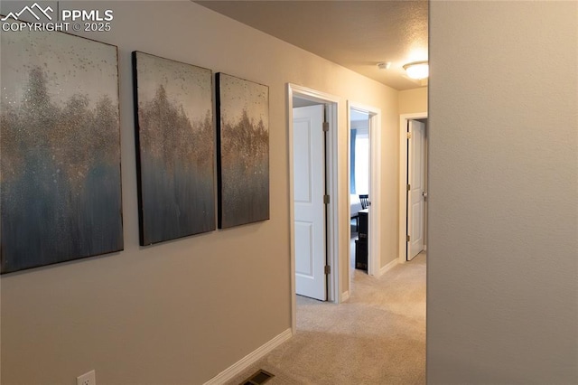 8176 Kittrick Pl, Peyton, CO 80831 - hallway featuring carpet floors and baseboards