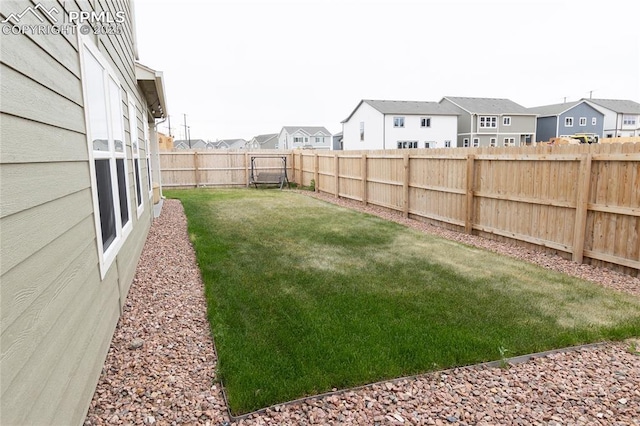 8176 Kittrick Pl, Peyton, CO 80831 - fenced backyard with a residential view