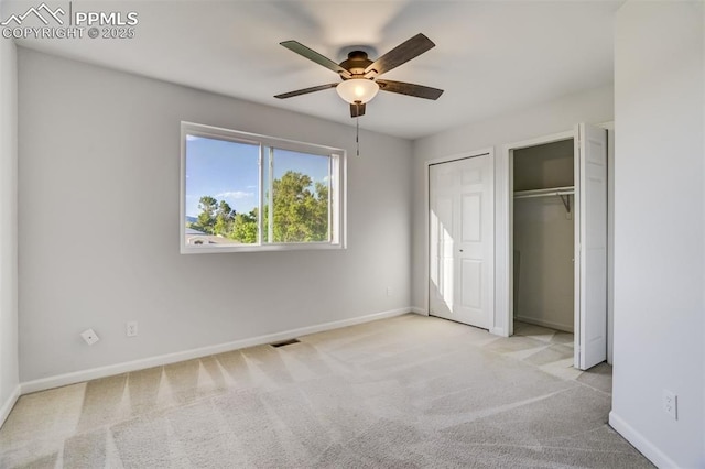 3914 Aspen Leaf Pt, Colorado Springs, CO 80917 - unfurnished bedroom featuring carpet flooring and a ceiling fan