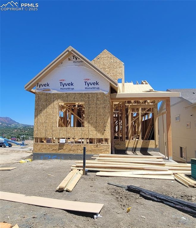 1754 Gold Hill Mesa Dr, Colorado Springs, CO 80905 - back of property featuring a mountain view