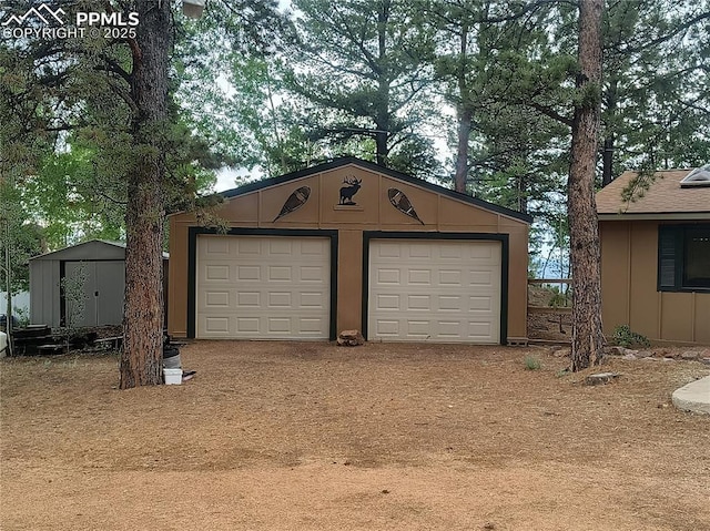 237 Blue Spruce Rd, Divide, CO 80814 - garage featuring driveway